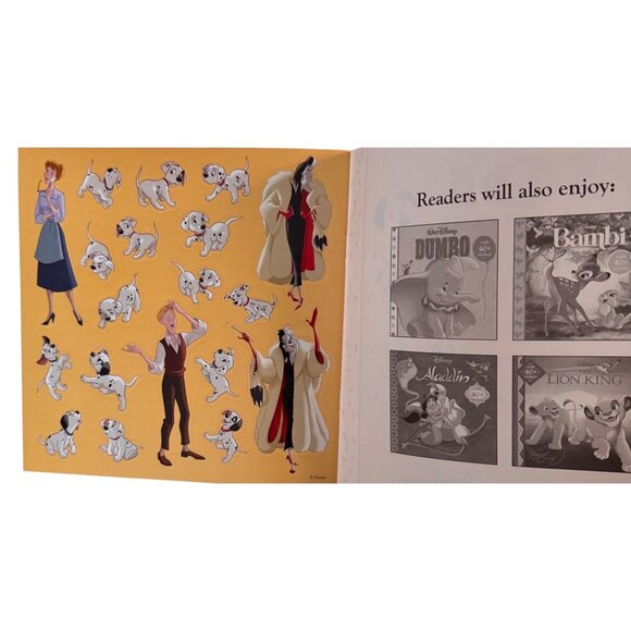 Disney Sticker Storybook Minnie Dalmatian Pluto Aladdin 40+ Stickers Lot of 6 - Picture 12 of 15